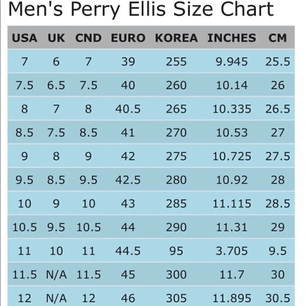 PERRY Ellis Dress Shoes
